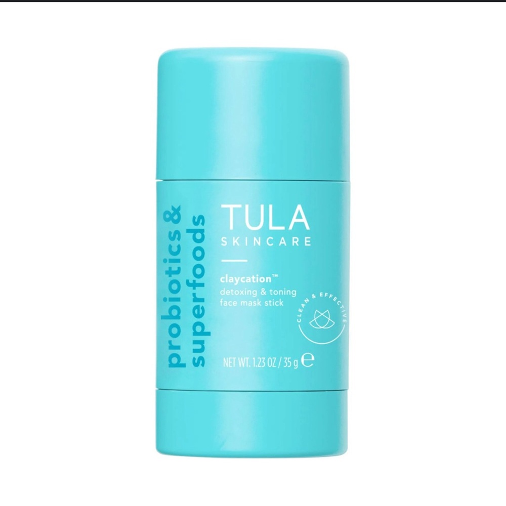 Tula Skincare claycation 
Toning Face Mask Stick